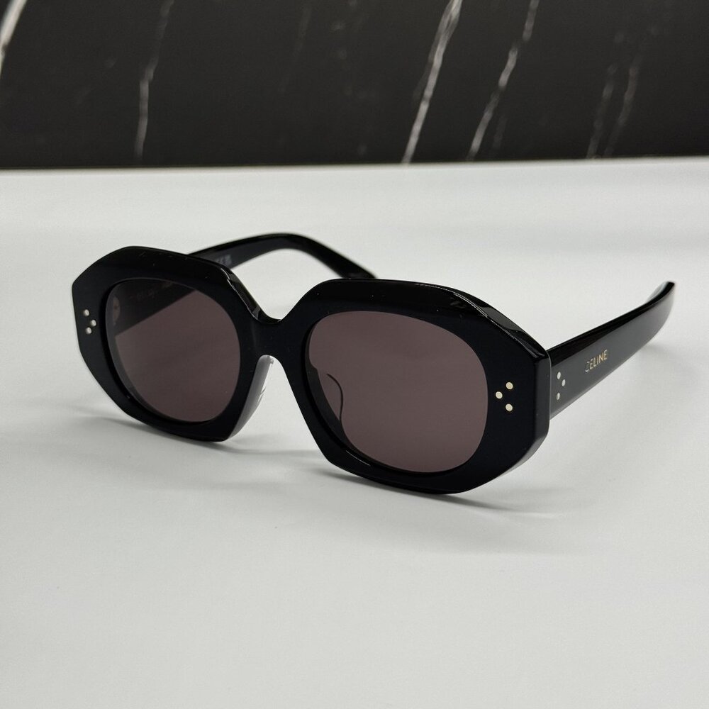 NEW CELINE CL40319F 01Y BLACK GRAY WOMEN SUNGLASSES CELINE